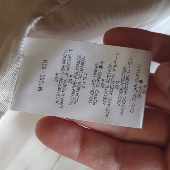 Zip-Up Wool Coat - Picture 4 of 5